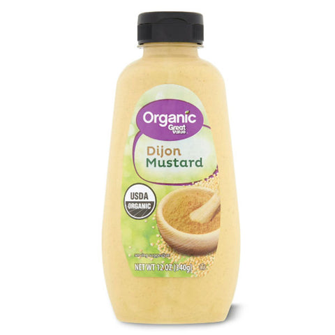 Great Value Organic Dijon Mustard, 12 oz