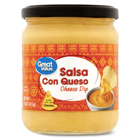 Great Value Salsa Con Queso Cheese Dip, 15 oz.