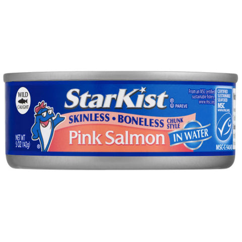 StarKist Wild Pink Salmon - Boneless, Skinless, 5 oz