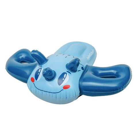 SwimSchool Portable Pals Male Child Kickboard Pool Toy Pool Floatie, Age 5+, Blue Dino