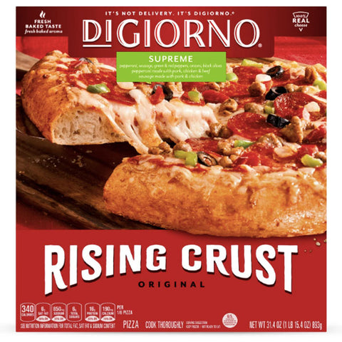 Digiorno Rising Crust Supreme Frozen Pizza, 31.4oz