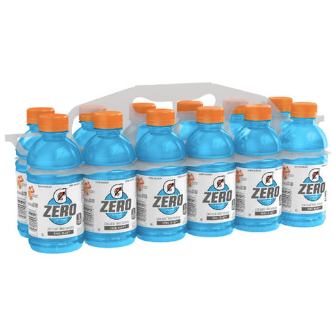 Gatorade G Zero Sugar Cool Blue Thirst Quencher Sports Drink, 12 oz, 12 Count