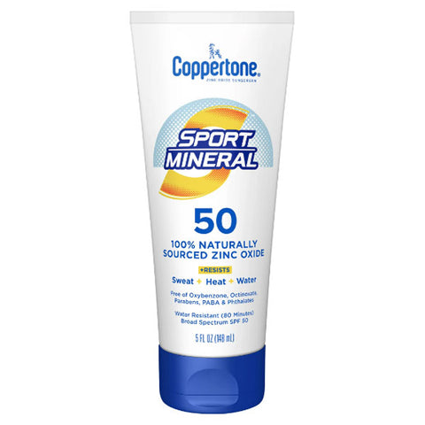 Coppertone SPF 50, Sport Mineral Sunscreen, 5 fl. oz.