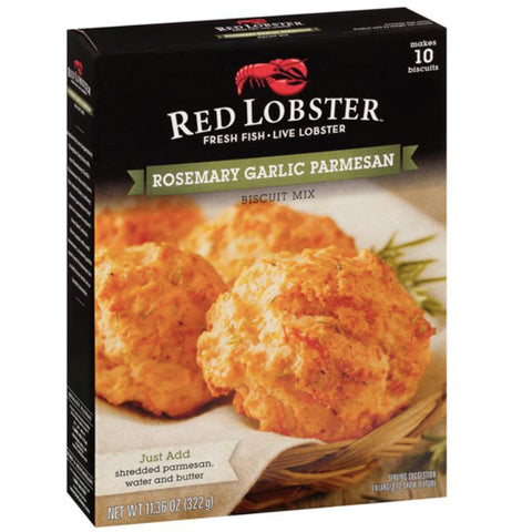 Red Lobster Rosemary Garlic Parmesan Biscuit Mix, 11.36 oz., 10 Count