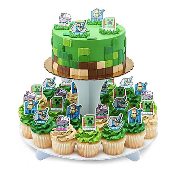 Minecraft Celebration Cake Cupcake Combo | Water Butlers