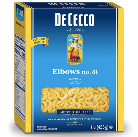 De Cecco Elbows Pasta, 1 lb