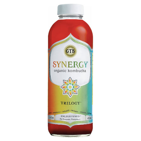 GTs Synergy Kombucha Organic Trilogy, 16 fl oz.