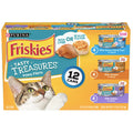 Friskies Gravy Wet Cat Food Variety Pack, Tasty Treasures Prime Filets, 5.5 oz., 12 Count