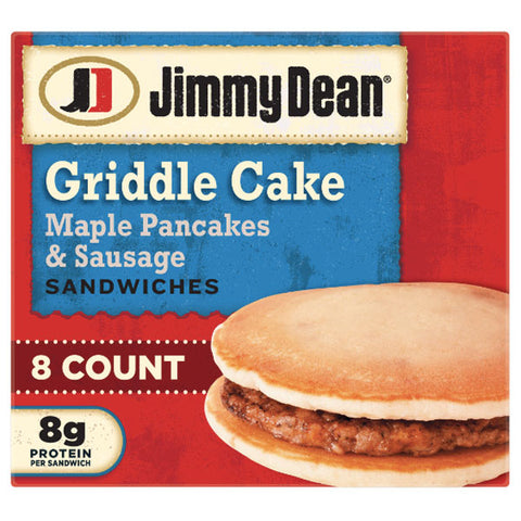 Jimmy Dean Maple Pancakes & Sausage Griddle Cake Sandwich, 32 oz, 8 Count