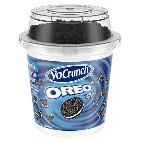 YoCrunch Low Fat Vanilla with OREO Yogurt, 6 oz.