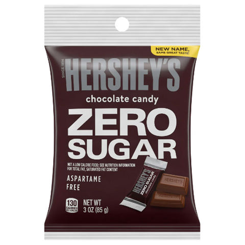 Hershey's Sugar Free Chocolate Candy Bars, Individually Wrapped, 3 Oz