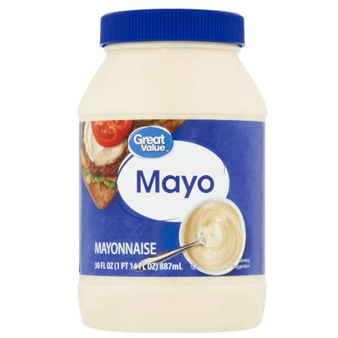 Great Value Mayonnaise, 30 fl oz.