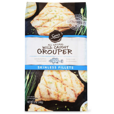 Sam's Choice Frozen Grouper Fillets, 12 oz.