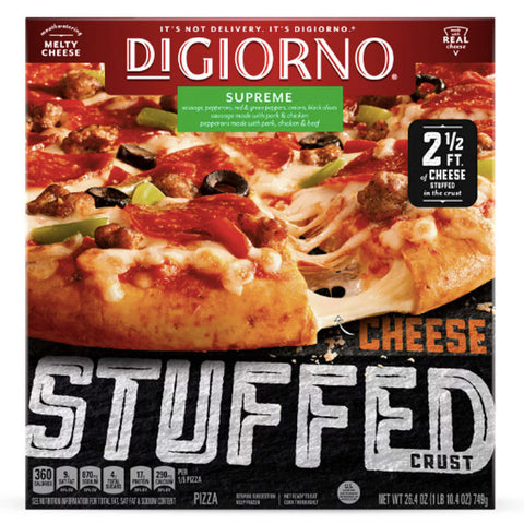 Digiorno Stuffed Crust Supreme Frozen Pizza, 26.4 oz