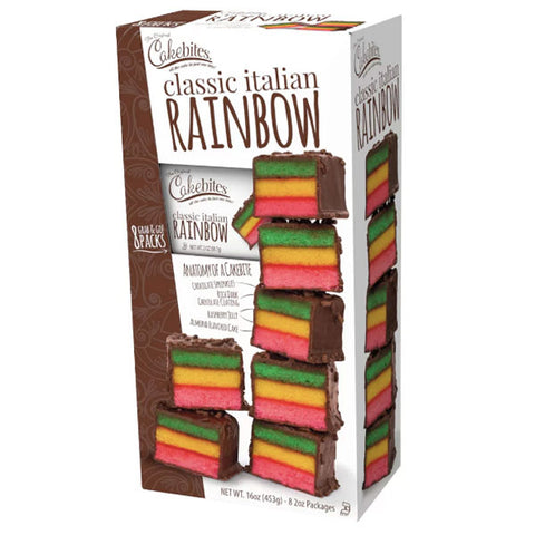 Cakebites Classic Italian Rainbow, 8 Count