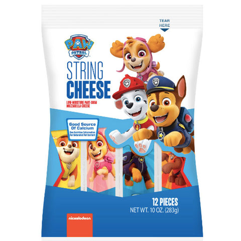 PAW Patrol Strings Mozzarella Cheese, 12 Count