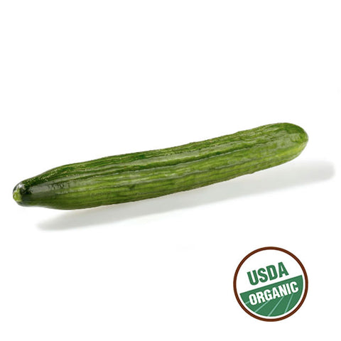 Fresh Organic Long English Cucumber, Each