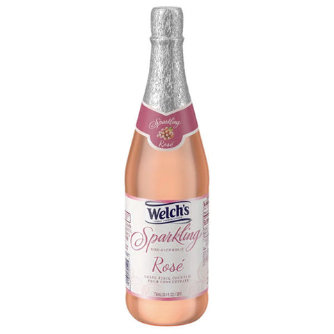 Welch's Non-Alcoholic Sparkling Juice Cocktail, Rosé, 25.4 fl oz