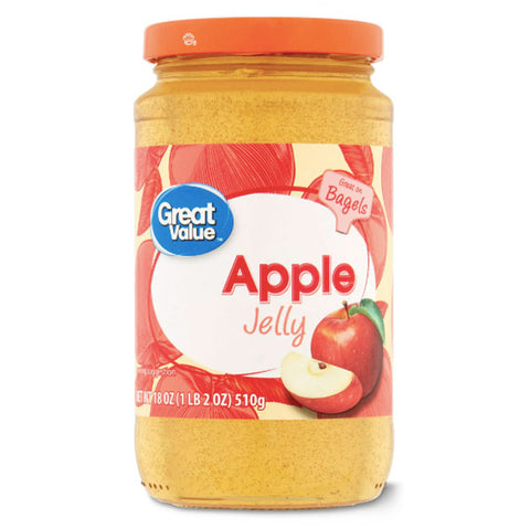 Great Value Apple Jelly, 18 oz