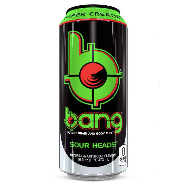 Bang Sour Heads Energy Drink, 16 fl oz