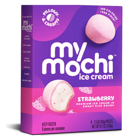 My/Mochi Ice Cream Strawberry, 6 Count