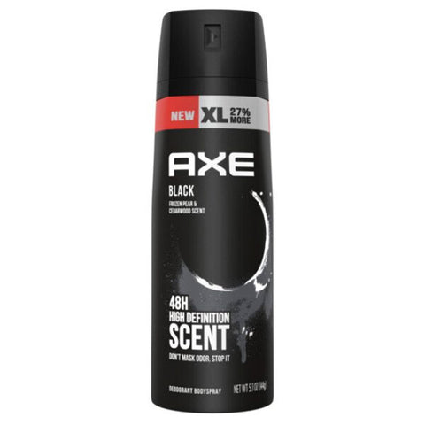 Axe Black 48H High Definition Scent Deodorant Body Spray 5.1 Oz