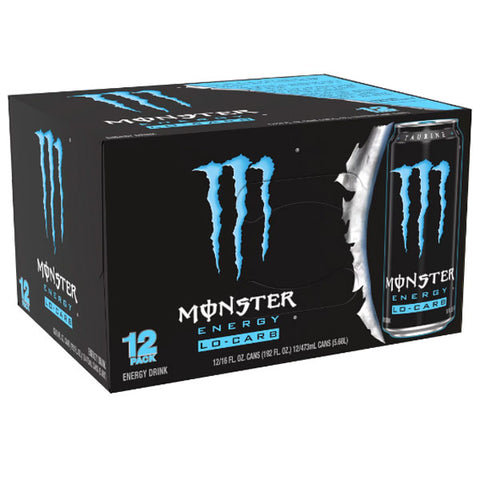 Monster Energy Lo-Carb, 16 oz, 12 Count