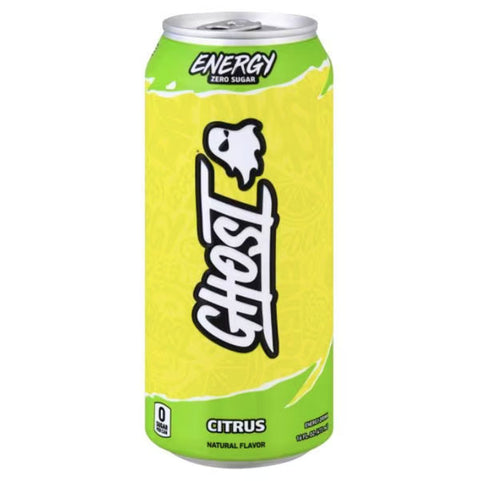 Ghost Energy Drink, Zero Sugar, Citrus, 16 oz