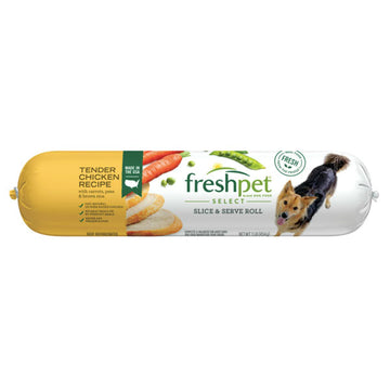 Freshpet Healthy & Natural Dog Food, Fresh Chicken Roll, 1 lb