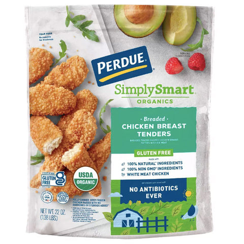 Perdue Simply Smart Organics Gluten Free Breaded Chicken Breast Tenders, 22oz