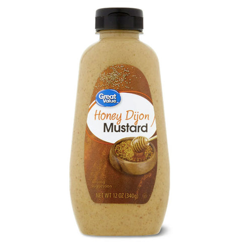 Great Value Honey Dijon Mustard, 12 oz