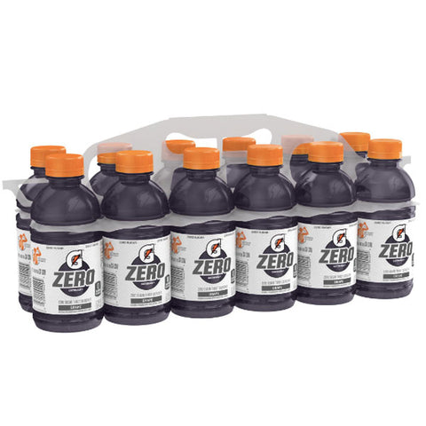 Gatorade G Zero Sugar Grape Thirst Quencher Sports Drink, 12 oz, 12 Count