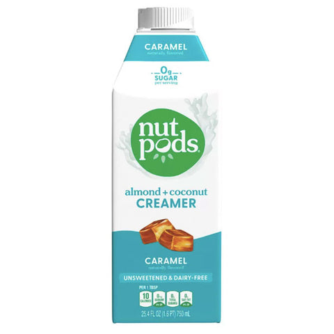 Nutpods Unsweetened Caramel Creamer, 25.4 fl oz