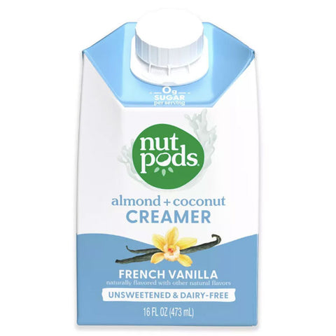 Nutpods Unsweetened French Vanilla Creamer, 16 oz