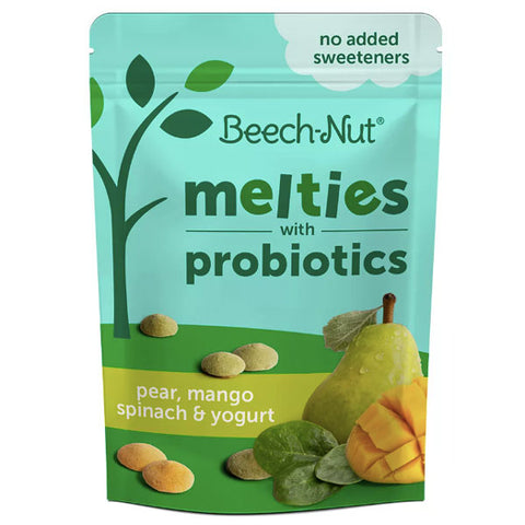 Beech-Nut Melties Probiotic Pear Mango Spinach, 1oz