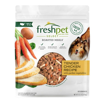 Freshpet Healthy & Natural Dog Food, Roasted Meal Chicken Recipe, 5.5 lb