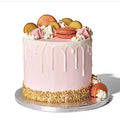 Pink Party Macaroons Celebration Cake