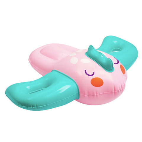 SwimSchool Female Child Inflatable Pink Fish Pool Toy Kick Float for Pools, Kids Ages 5+