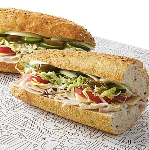 Boar's Head Low Sodium Turkey Sub, Half