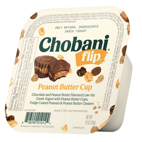 Chobani Flip Greek Yogurt, Peanut Butter Cup, 4.5 oz.