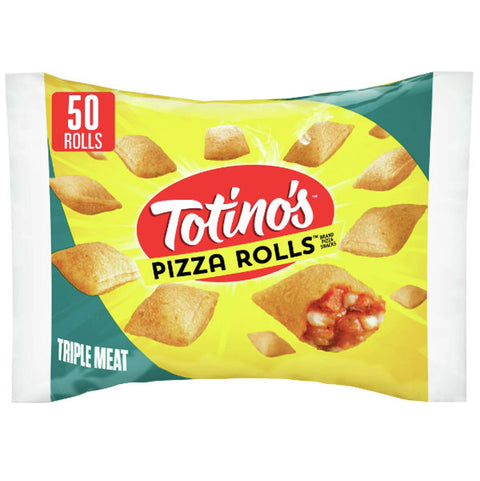 Totino's Pizza Rolls, Triple Meat, 50 Count