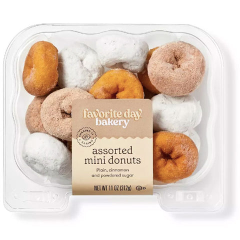 Favorite Day™ Pastry Assorted Mini Donuts, 11 oz