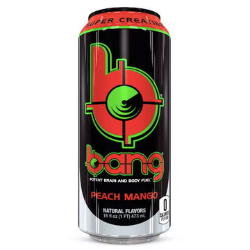 Bang Peach Mango Energy Drink, 16 fl oz