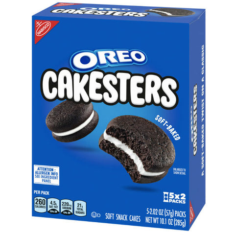 Oreo Cakesters Soft Snack Cakes, 5 Count