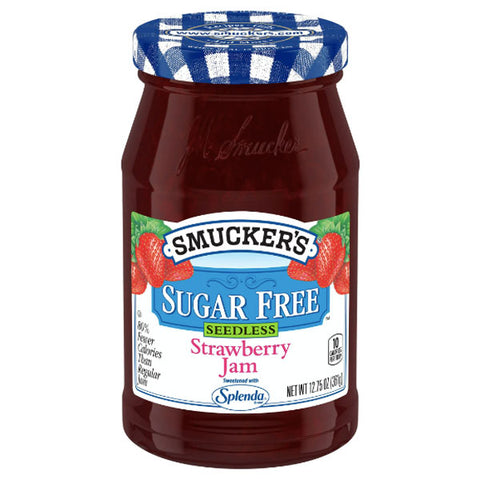 Smucker's Sugar Free Seedless Strawberry Jam with Splenda Brand Sweetener, 12.75 oz