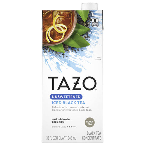 Tazo Unsweetened Iced Tea Concentrate, Black Tea, 32 oz