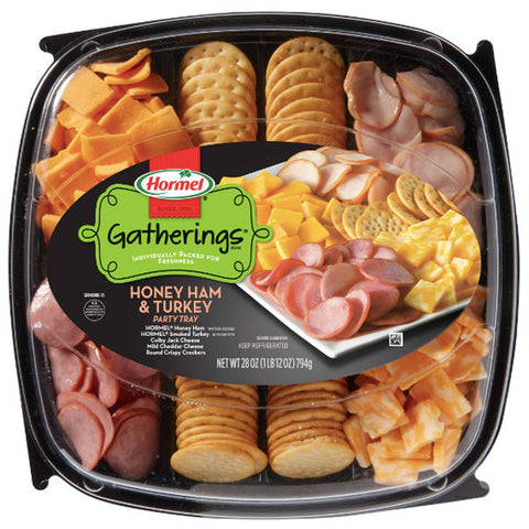 Hormel Gatherings Honey Ham & Turkey Party Tray, 28 oz