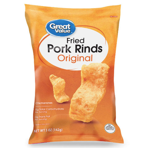 Great Value Fried Pork Skins, Original, 5 oz