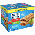 Kellogg's Nutri-Grain Value Pack Strawberry and Apple Cinnamon Bars, 32 Ct