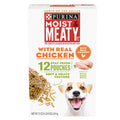 Purina Moist & Meaty Soft Dog Food, With Real Chicken Recipe, 12 Count